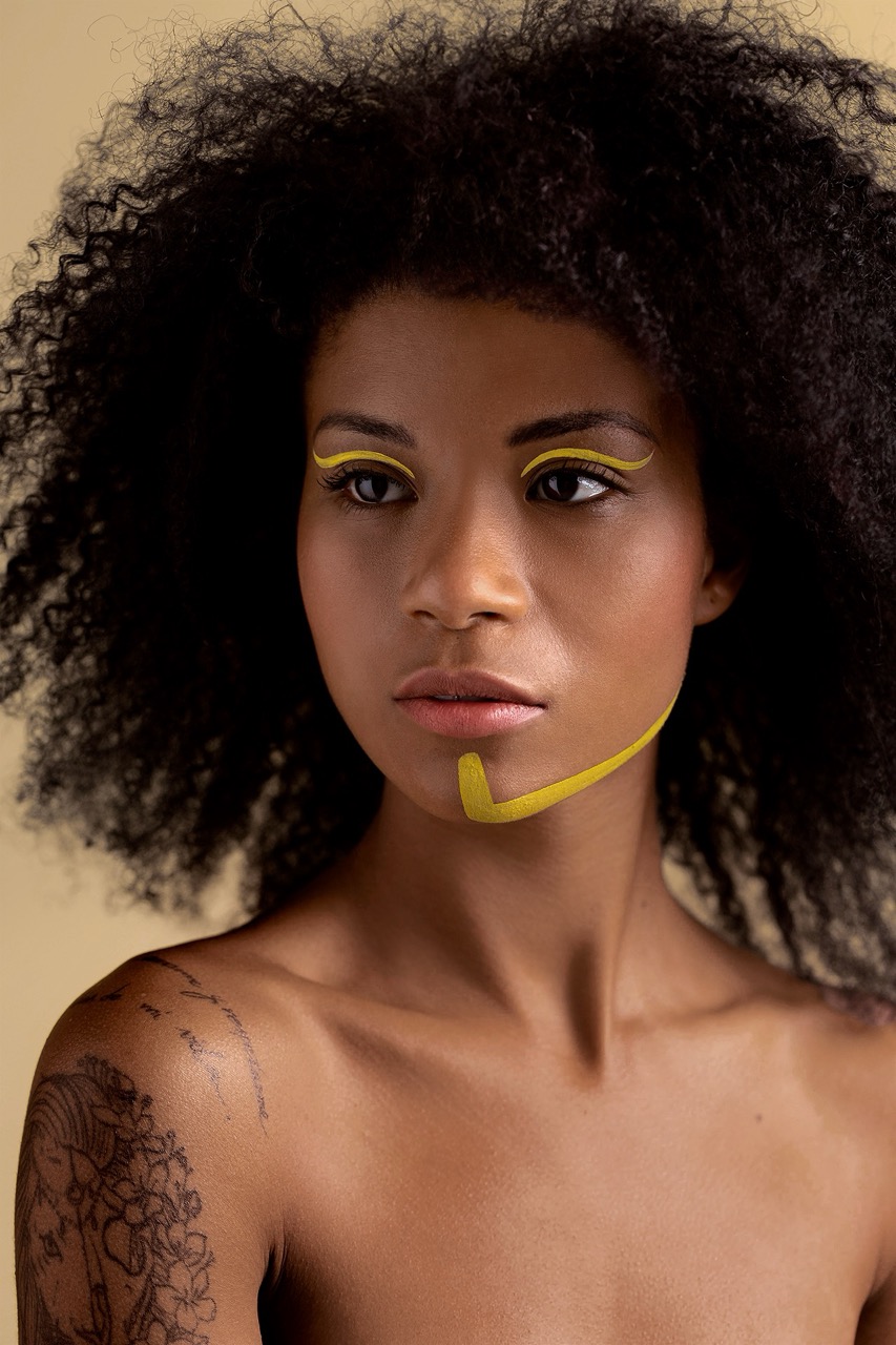 Negra pintura retoque Grande